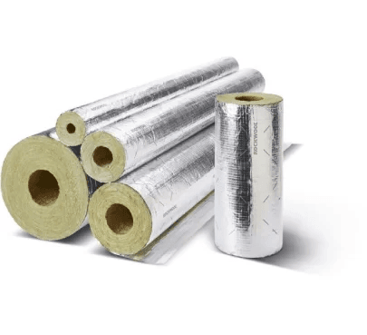 Rockwool Pipe Section With Aluminum Foil - false ceiling product in Nepal