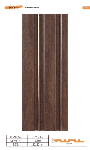 PS/Charcoal Wall Panels/Louvers- INNOVUS-C-01 - false ceiling product in Nepal