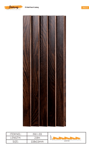 PS/Charcoal Wall Panels/Louvers- INNOVUS-I-03 - false ceiling product in Nepal