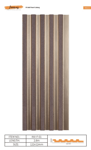 PS/Charcoal Wall Panels/Louvers- INNOVUS-F-01 - false ceiling product in Nepal
